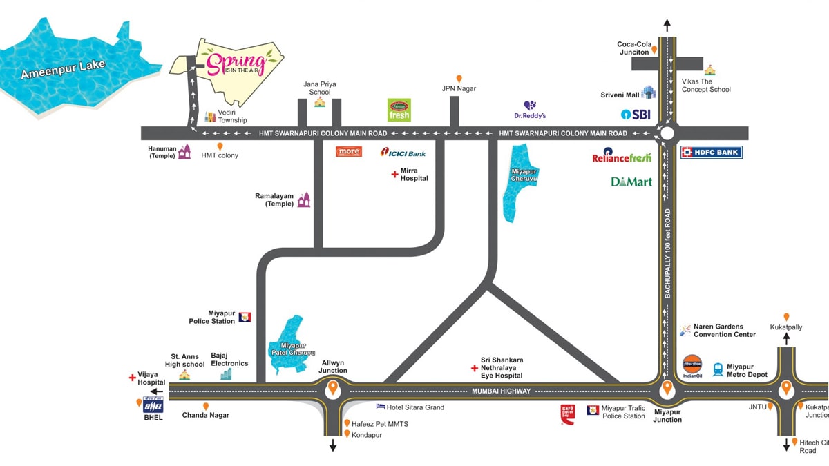 Urbanrise Manhattan Condos at Spring Ameenpur Miyapur